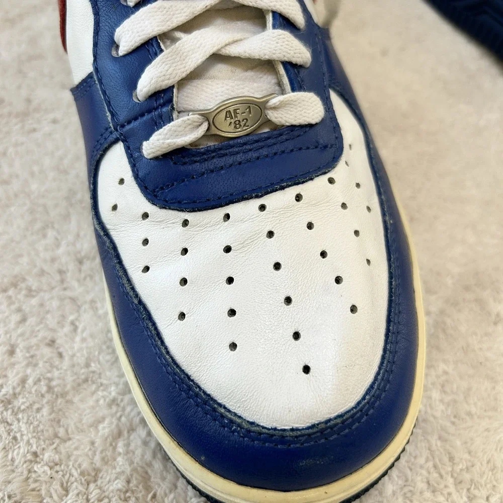 Nike Air Force 1 2004 USA Independence Day Red White Blue Size 9.5